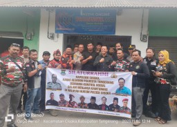 Silaturahmi Kapolsek Cisoka Bersama Kontrol Sosial Dalam Menjaga Kamtibmas Diwilayah Hukum Polsek Cisoka