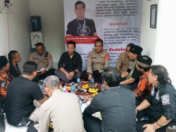 Diskusi Kasat Reskrim Polresta Tangerang Bersama Forum Ormas Bersatu Wilkum Polsek Cisoka