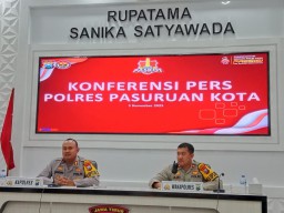 Kapolres Pasuruan Kota Gelar Jelaskan Patroli Sat Samapta Pada Kantor Partai Politik