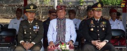 Hari Pahlawan, Kapolres Karangasem Upacara Bendera dan Tabur Bunga