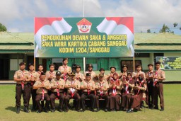 Kodim 1204/Sanggau Buka Kegiatan Persami Saka Wira Kartika
