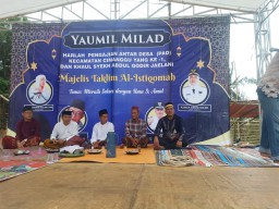 Harlah ke 1 Pengajian Majlis Talim Al Istikomah Kecamatan Cimanggu Sekaligus Khoul Tuan Syeh Abdul Qodir Jaelani Sukses Dengan Ilmu dan Amal