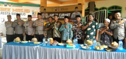 Giat Jum'at Curhat Balong Bendo Krian,Polresta Sidoarjo Serap Aspirasi Masyarakat