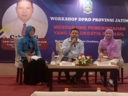 Workshop DPRD Provinsi Jatim Dukung Pemerintahan Yang Demokratis dan Adil