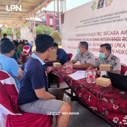 Lapas Narkotika Kelas IIA Pamekasan Kanwil Kemenkumham Jatim Gelar Skrining Active Scan Finding TBC Bagi WBP
