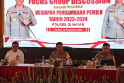 Jelang Pemilu 2024, Kapolda Bali Adakan FGD di Polres Gianyar