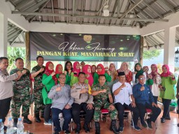 Kapolsek Pulo Gadung Hadiri Acara Urban Farming Kodim 0505/JT dan Penanaman Pohon Guna Mendukung Ketahanan Pangan
