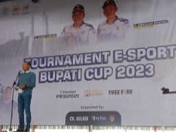 Buka Turnamen E-Sports Bupati Cup 2023, Wabup : Ajang Ini Bisa Mendongkak Minat dan Menjaring Atlet
