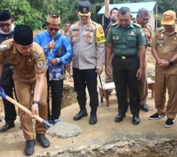 Kapten Arm Supratno, Hadiri Peletakan Batu Pertama Pembangunan Masjid Al - Amilin