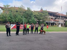 Operasi Mantap Brata Agung 2023, Satgas 2 Preventif Polda Bali Patroli ke Kantor DPRD Provinsi Bali