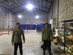 Menjelang Pemilu Polda Bali Perketat Penjagaan Gudang Logistik