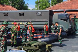 Yonbekang 2 Kostrad Menunjukkan Komitmen Kesiapsiagaan Prajurit, Dalam Apel Siaga Bencana di Malang