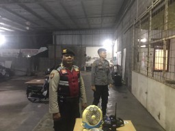 Polda Bali Rutin Melaksanakan Penjagaan di Gudang Logistik Pemilu