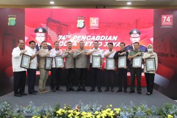 Polresta Bandara Soekarno-Hatta Gelar Acara Syukuran Hari Ulang Tahun HUT Polda Metro Jaya ke-74 Bertajuk "Terus Mengabdi Untuk Masyarakat, Bangsa dan Negara"