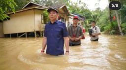 Waspada Banjir Susulan, Bupati Kapuas Hulu Berikan Himbauan Kepada Masyarakat Silat Hulu