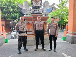 Kawal KPU Kota Denpasar: Personil Tergabung Satgas Preventif OMB Tingkatkan Intensitas Pengamanan