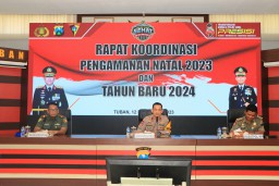 Polres Tuban Siapkan 284 Personel Gabungan Untuk Pengamanan Nataru