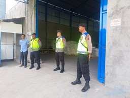 Polres Karangasem Perketat Pengamanan Gudang Logistik