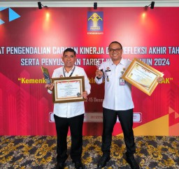 Lapas Narkotika Bangli Raih Predikat Wilayah Bebas dari Korupsi dan Peringkat 1 Dalam Pelaksanaan Kinerja RB
