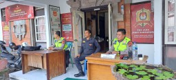 Polres Karangasem Perketat Pengamanan Kantor KPU dan Bawaslu Dalam Operasi Mantap Brata Tahun 2023
