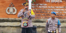 Apel Pagi OMB Polres Karangasem Dipimpin Karendal Ops