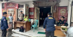 Polres Karangasem Perketat Pengamanan Kantor KPU dan Bawaslu Dalam Operasi Mantap Brata Tahun 2023