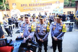 Kadiv Humas Tekankan Beberapa Hal Saat Gelar Apel Kesiapsiagaan Satgas Humas Polri Pengamanan Nataru