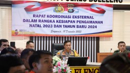 Rapat Koordinasi Eksternal Dalam Rangka Kesiapan Pengamanan Natal 2023 dan Tahun Baru 2024