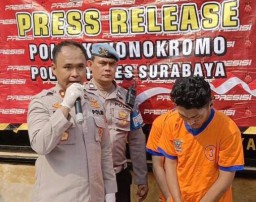 Unit Reskrim Polsek Wonokromo Berhasil Amankan Pelaku Curanmor 