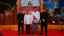 Perayaan Natal dan Pemberian Remisi Khusus Hari Raya Natal Tahun 2023 Lapas Narkotika Kelas IIA Pamekasan Kanwil Kemenkumham Jatim