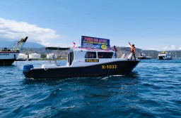 Patroli Polairud Polresta Banyuwangi, Tingkatkan Keamanan Selat Bali Selama Natal dan Tahun Baru 2024