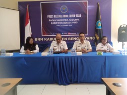 BNNK Kabupaten Bengkayang Pres Release Akhir Tahun 2023 Wujudkan Bengkayang Bersinar