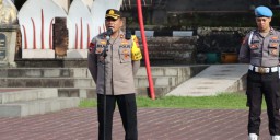 Wakapolres Karangasem Pimpin Apel Kesiapan Pengamanan Sidang ke dua Pidana di PN Amlapura