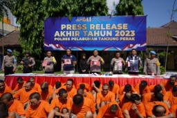 Polres Pelabuhan Tanjung Perak Berhasil Tekan Angka Kriminalitas Sepanjang Tahun 2023