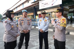 Pantau Pos Terpadu Terbus Kampung Rambutan Kapolres Jakarta Timur Siagakan 650 Personil Pengamanan