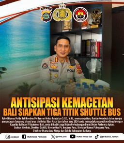 Antisipasi Kemacetan Bali Siapkan Tiga Titik Shuttle Bus