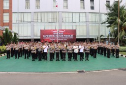 78 Anggota Polresta Bandara Soekarno-Hatta Naik Pangkat