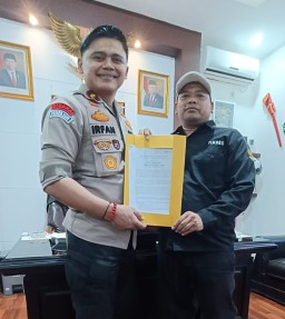 Program "Jaga Kampung" FWJI Korwil Surabaya Audiensi Dengan Kapolsek Simokerto