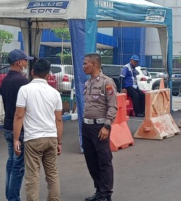 Wujudkan Polri Presisi Anggota Satpas Colombo Surabaya, Lakukan Pemantauan dan Sterilkan Para Calo