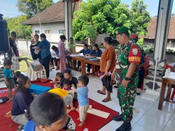 Wujudkan Balita Sehat, Dampingi Petugas Berikan Layanan Yang Terpadu di Posyandu