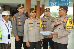 Kapolres Karangasem Cek Kesiapan Pengamanan Usaba Pitra Pura Dalem Puri Besakih Tahun 2024