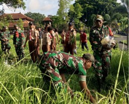 Kelestarian Alam Untuk Indonesia, Kodim 1619/Tabanan Terlibat Langsung Dalam Giat Kick Off Pelestarian Alam Kodam IX/Udayana