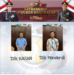 Satreskrim Polres Bangkalan Berhasil Amankan Dua Orang Yang Diduga Pelaku Pembunuhan di Tanjung Bumi