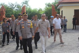 Kapolres Bandara Ngurah Rai Sambut Kunjungan Kapolda Bali Tinjau Bangunan Polres