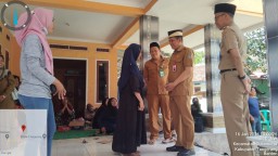 PJ Bupati Tangerang, Takziah ke Rumah Duka Almarhumah Kades Sukamulya