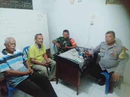 Jaga Keamanan Wilayah, Bhabinkamtibmas Susulan Giatkan Patroli dan Sambang Poskamling