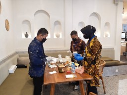 Satgas Ban Ops OMB Kapuas Polda Kalbar, Lakukan Pengecekan Makanan( food Safety) Dalam Rangka Kampanye Capres Nomor Urut 2