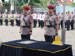 Kapolresta Pontianak Pimpin Serah Terima Jabatan Kasat Reskrim