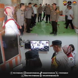 Kapolres Bengkayang Lakukan Pengecekan ke Kantor Penyelenggara Pemilu Tahun 2024