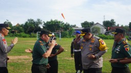 Cek Kesiapan Pengamanan Pemilu 2024, Kapolda Jatim Bersama Pangdam V Brawijaya Kunjungi Polres Pamekasan